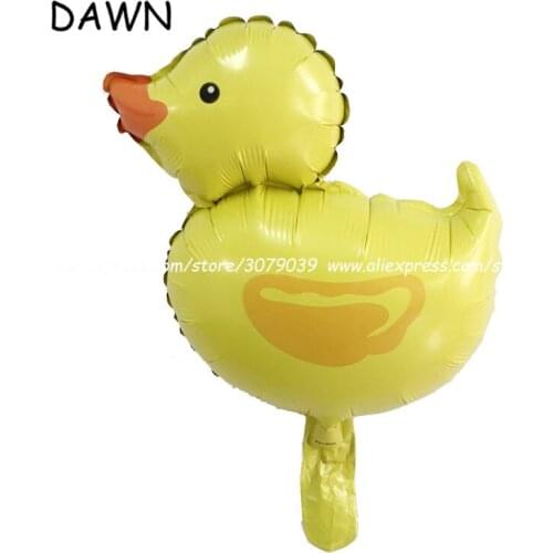 10pcs/lot mini Duck Helium Walking Balloon Baby Shower Foil Balloon Party/Birthday/Wedding Decorations Toys