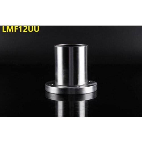 100pcs/lot LMF12UU 12mm Flange type linear ball motion bearings bush bushing CNC LMF12 12x21x30mm