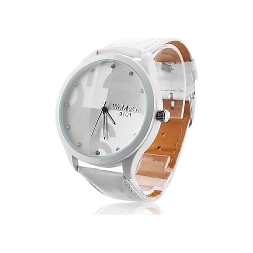 New WoMaGe Wristwatch Fashion Casual Women Watches Big Number Dial Quartz Watch Student Wristwatches montres femme horloge dames