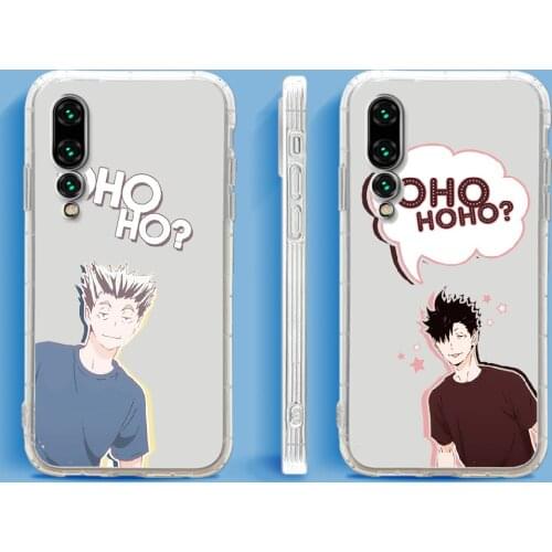 OYA Oya Haikyuu Phone Case For Huawei P Mate P10 P20 P30 P40 10 20 Smart Z Pro Lite 2019 transparent 3D back soft Etui luxury