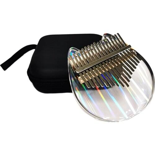 Rainbow Kalimba 17 Key Thumb Piano Crystal Finger Piano Colorful