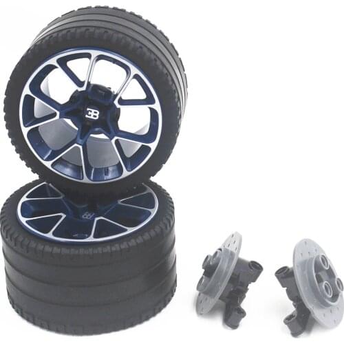 MOC Technic Parts 2 pcs WHEEL 81.6X44 & 2pcs DESIGN ELEMENT , W/ 4.85 HOLE compatible with lego for kids boys toy