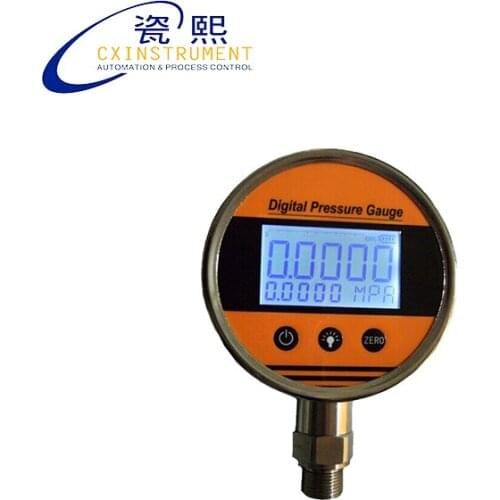 The 0~100 Mpa Measuring Range Local LCD Display and Thread Connection Digital water pressure Gauge