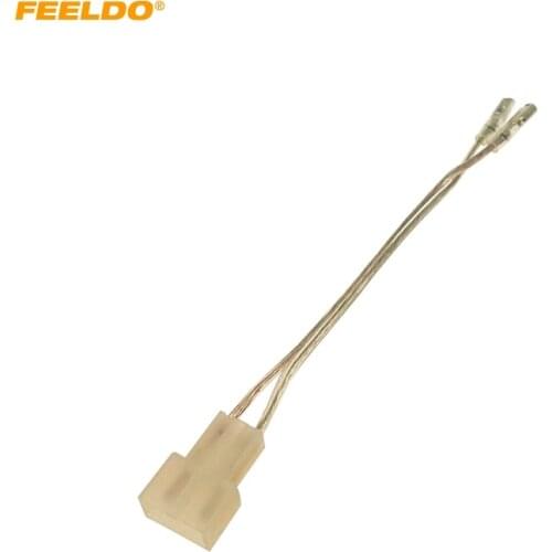 FEELDO 1PC Car Speaker Wire Harness Connects to OEM Adapter Plug For Honda Acura Aftermarket Wiring Cable Adapter #HQ2427