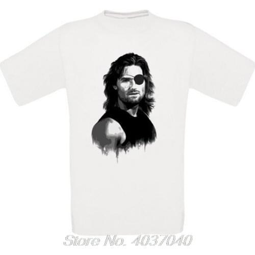 Snake Plissken Escape from New York Rattlesnake T-Shirt summer NEW Streetwear Funny Print Clothing Mans T-Shirt Tops Tees