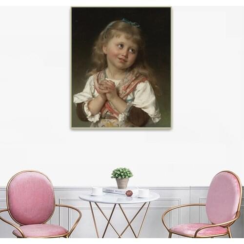 Citon Emile Munier《May I?》Canvas Art Oil Painting Famous Artwork Poster Picture Modern Wall Decor Home interior Decoration