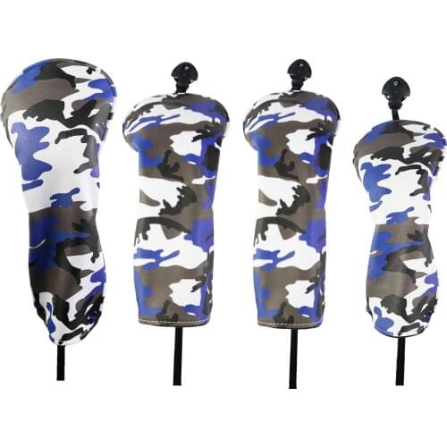 NRC Golf Clubs for #1 Driver #3 #5 Fairway Woods Camouflage Pattern 4Pcs/Set