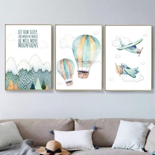 DIY 5D Diamond Painting Colorful Artwork Airplane Balloon Cross Stitch kit Diamond Embroidery Art Picture Home Decoration