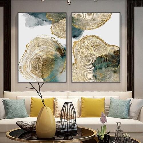 Canvas Leaf Trunk Painting Abstract Wall Poster Nordic Art Hanging Picture Living Room Home Decor Modern Decorative Painting