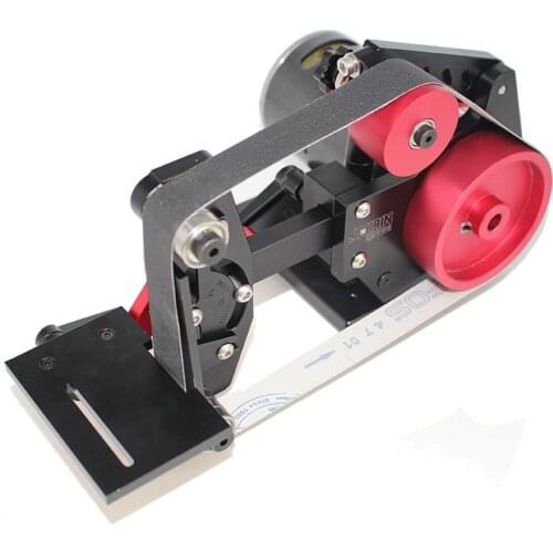 220V Desktop Belt Sander 600W DIY Woodworking Polishing Machine 0-7000RPM 660x25MM Belt Machine Knife Sharpener