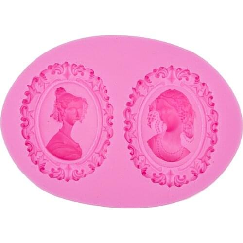 New Arrival Head Portrait Silicone Cake Mold Fondant Cake Decorating Tools Cooking Tools Forma De Silicone D344