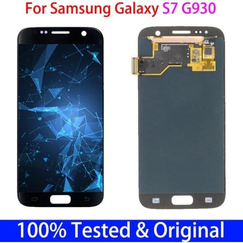 Original Super Amoled LCD For SAMSUNG Galaxy S7 LCD Display G930 G930F G903V G903T LCD+Touch Screen Digitizer Burn Shadow LCD