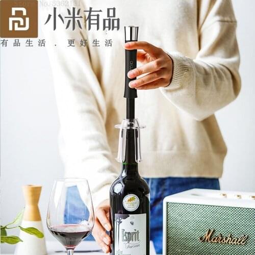 Youpin Circle Joy Air Pressure Bottle Opener Red Wine Foil Cutter Red Wine Openers Jar Opener Kitchen Accessories Gadgets Tool