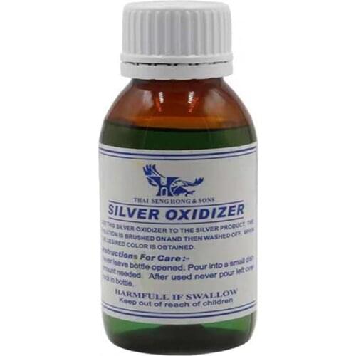 100ml Silver Oxidizer Solution Sterling Silver Oxidize Patina Gel Retro Jewelry Making Antique Liquid