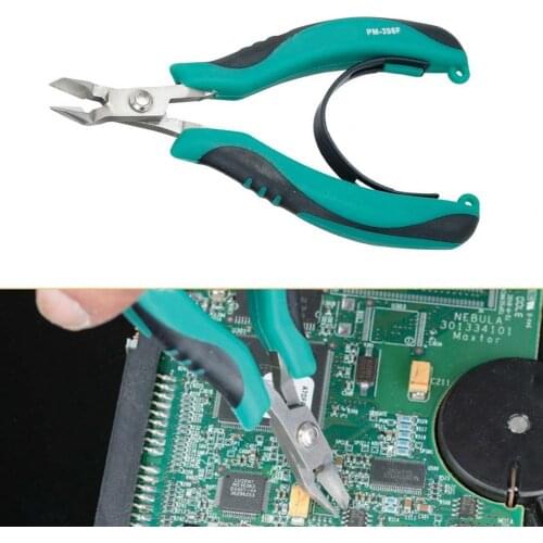 PM-396F Diagonal Pliers Comfortable Corrosion Resistance Stainless Steel Cutting Electronic Pliers Wires Cutter Hand Tools