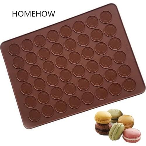 1PC/Lot 48Caciiti Bakeware Macaroon Baking Tool 39*29cm Kitchen Stencils Macaroon Almond Cake Dessert Baking Pastry Cookie Sheet