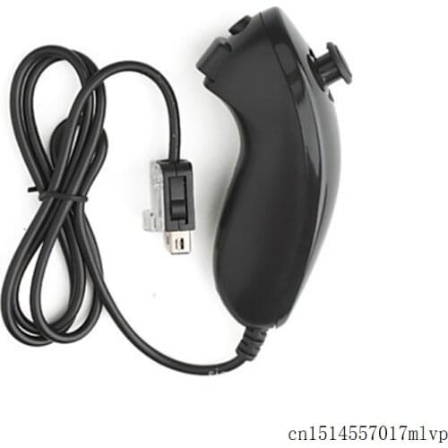 100 Pcs 5 colors Nunchuk Remote Controller for Nintendo Wii USB Port Nunchunk Controller