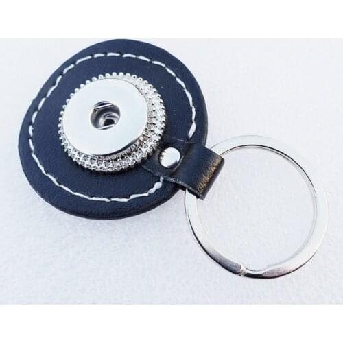 Vintage Big Cross Keyrings Metal 18mm Snap Buttons Keychains Jewelry