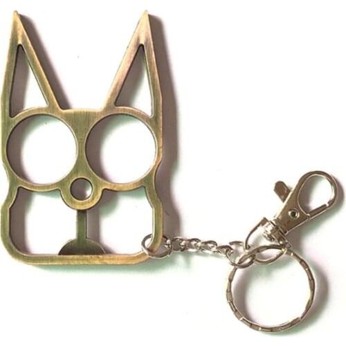 667E New Fashion Cute Cartoon Cat Pendant Key Chains Kitten Cat Multi-function Keychain Corkscrew Gadgets Bottle Opener