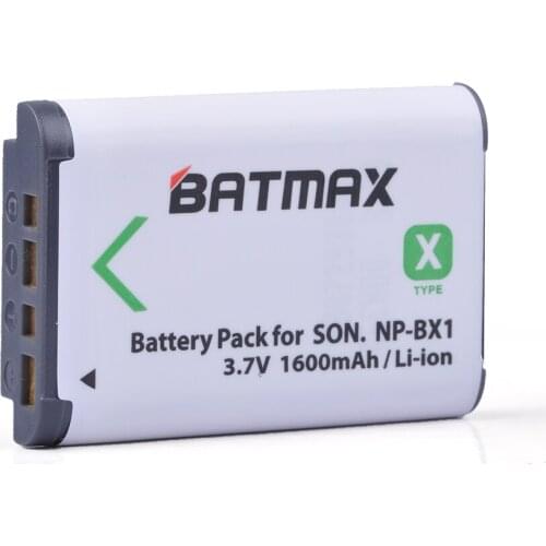 Batmax 1Pc NP-BX1 NP BX1 Battery AKKU for SONY DSC RX1 RX100 RX100iii M3 M2 RX1R WX300 HX400 HX50 HX60 GWP88 PJ240E AS15 WX350