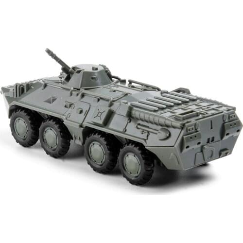 BTR-80 Wheeled Armored Vehicle 1:72 Glue-Free 4D Assembly Model Military Chariot Glide Toy Gift