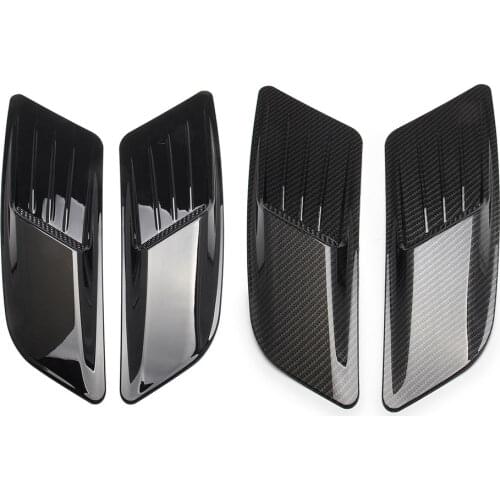 Car Hood Air Outlet Decorative Bonnet Cover Trim Fit for Ford Mustang GT 15-17 Front Bonnet Vent Hood Vent Trim Car Styling