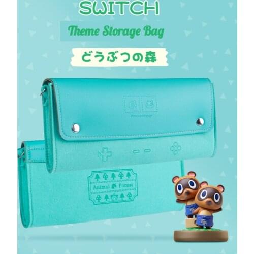 For Nintendo Switch Animal Crossing Anime Gaming Theme Storage Protective Bag Carrying Case for NS Nintend Switch Console