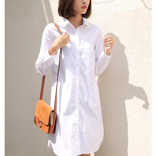 Женские белые рубашки MLUOLANC China At AliExpress