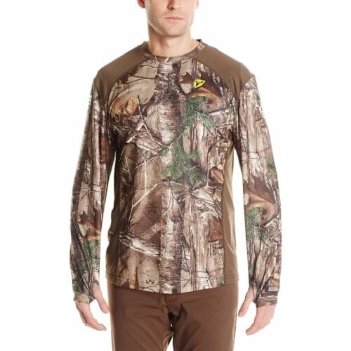 Men Robinson Products Camo S3 Midweight Long Sleeve Top Clothes Camo Realtree Xtra T Shirt Ghillie Suits