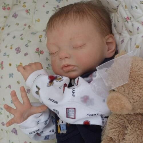 Reborn Doll Kits 20inch Sleeping Baby Alexa Unfinished Doll Parts DIY Reborn Dolls Drop Shipping