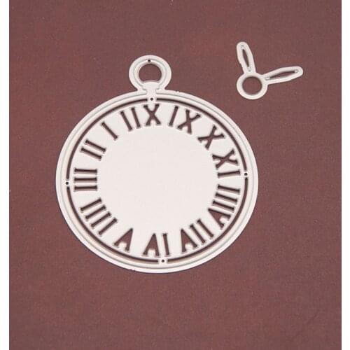 2020 New Watch Clock Numbers and Metal Cutting Dies DIY Die Cut Stencil Decorative Scrapbooking Craft Card Stencils Template