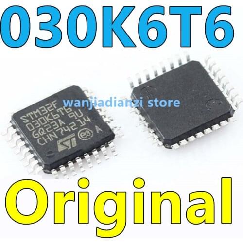 New and original STM32F030K6T6 LQFP32 32-bit microprocessor MCU Single chip microcomputer chip
