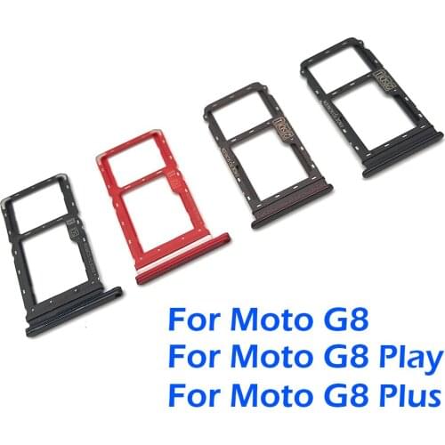 New SIM Card Tray Slot Holder Adapter Accessories For Motorola Moto G8 / G8 Plus / G8 Play Sim Card