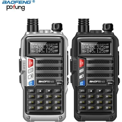 BAOFENG UV-S9 8W High Power VHF/UHF136-174Mhz & 400-520Mhz Dual Band 10KM longe Range Thicken battery Walkie Talkie CB Ham Radio