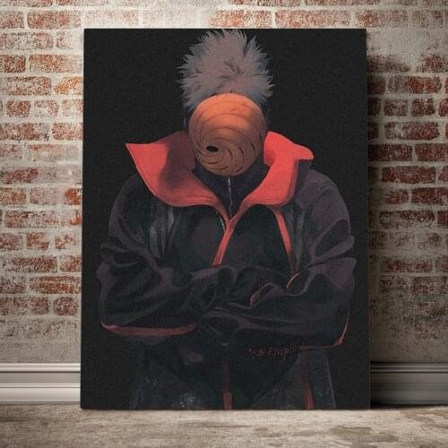 Canvas Prints Posters Home Decoration Anime Paintings Wall Art Picture Modular Obito Uchiha Living Room No Framework