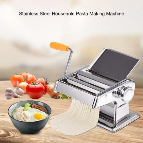 Manual Noodle Maker Stainless Steel Household Pasta Making Machine Handmade Noodle Machine Spaghetti Hand Cutter