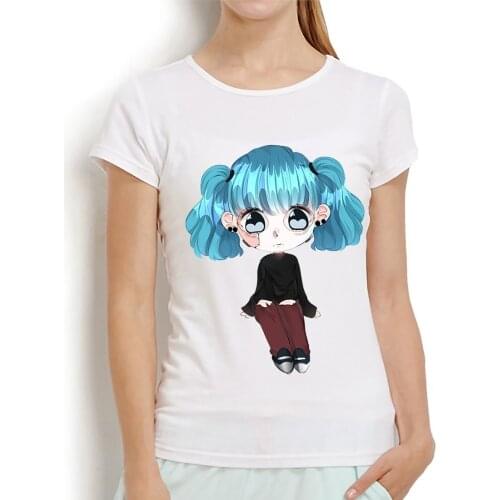 Sally face funny t-shirt women 2019 summer new white casual femme t shirt sallyface short sleeve street wear tshirt Harajuku