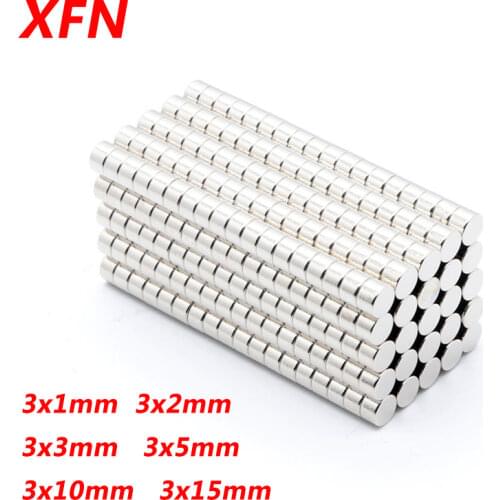 10/20/50 PCS 3x1mm 3x2mm 3x3mm 3x5mm 3x10 3x15 Round Magnet NdFeB Powerful Magnet Rare Earth Neodymium Magnet Searching Magnets