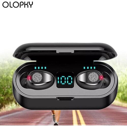 TWS LED Display Headset Earphone Sport Waterproof 8D HiFi Bluetooth Stereo Earbuds Wireless Bluetooth 5.0 Earphone For All Phone