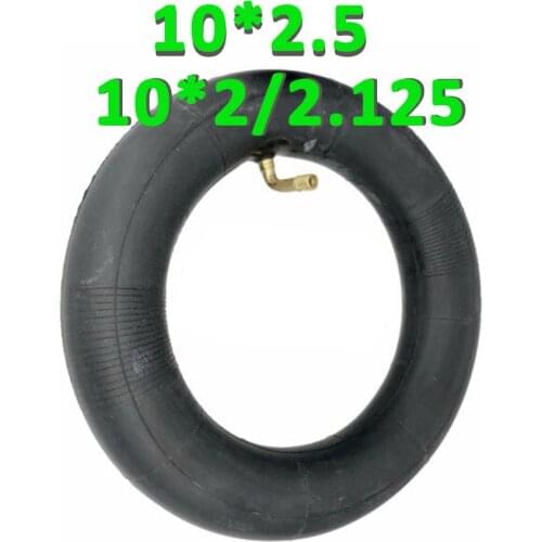 Hot Sale 10X2.50 Inner Tube 90 Degree Bent Valve for 10*3.0 Tire Scooter 10 Inch Camera Electric Balance Scooter Parts
