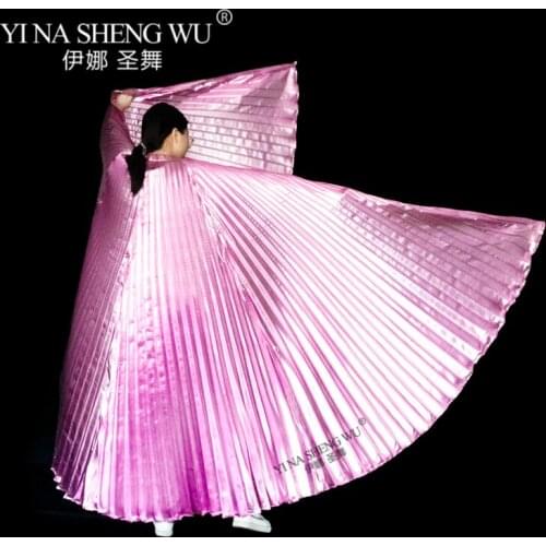 Belly Dance Isis Wings Belly Dance Accessory Bollywood Oriental Egypt Egyptian Wings Costume With Sticks Adult Women Gold