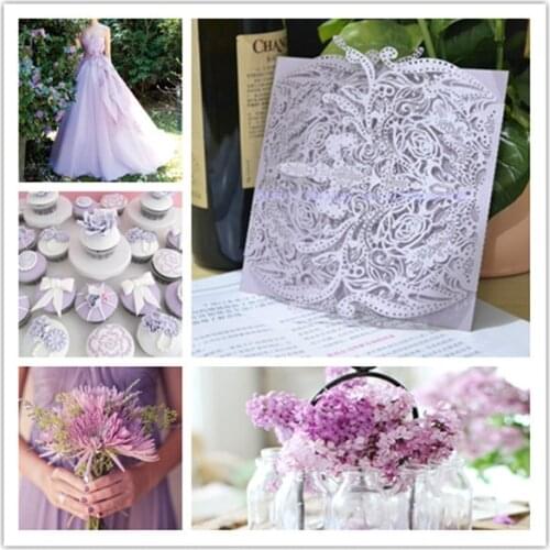 2015 theme wedding,light purple invitation cards,soft color wedding favors,laser cut lilac wedding cards