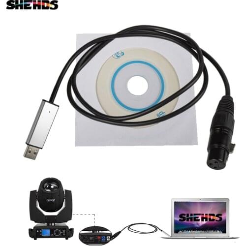 Fast Shipping USB to DMX Interface Adapter LED DMX512 Computer PC Stage Lighting Controller Dimmer