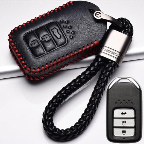 Key cover car key case for honda accord 9 crider city 2015 2016 2017 Vezel Spirior Odyssey Civic Jazz HRV CRV Fit Freed Jade
