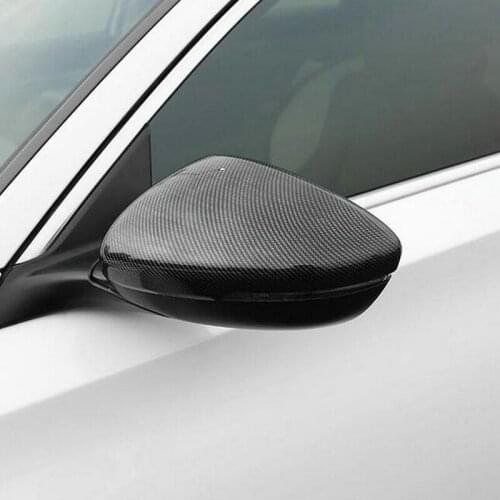 SBTMY 2PCS/SET Automobile rearview mirror carbon fiber decorative cover For Honda Accord 10th 2018 2019