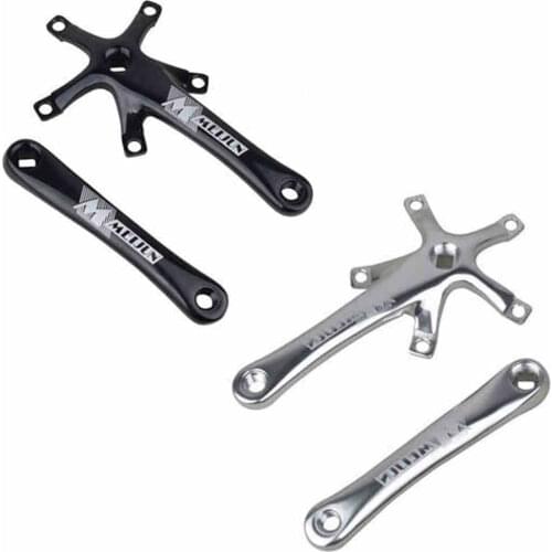 Road Bike BMX Floding Bike Crank Modified Single Disc Cairica Tooth Wheel Crankset Leg Left and Right Crank Arm