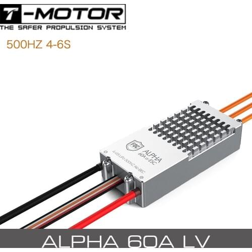 T-MOTOR ALPHA 60A LV ESC 4-6S Lipo 500Hz Electronic Speed Controller For Brushless Motor RC Drone