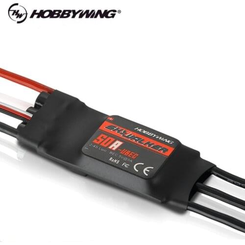 HOT sale Hobbywing SkyWalker 50A 60A 80A 2-6S LiPo 5V@5A UBEC Brushless ESC for RC Toy Drone FPV Heli Aircraft