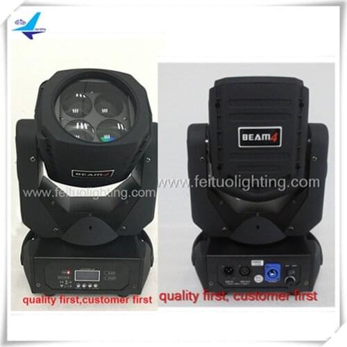 China Profession Stage Lighting Spuer Beam 4x25W Mini Led Moving Head Colorful XY-axis Rotation Beam Moving Head Light Dj Light