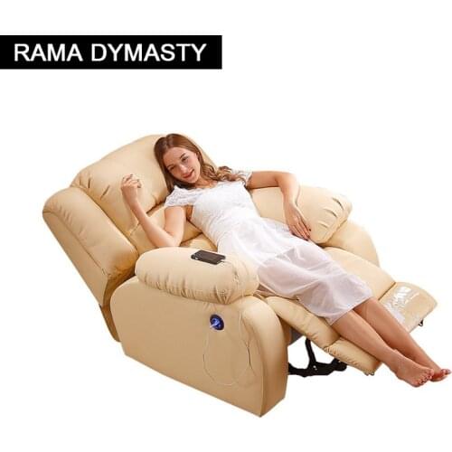 RAMA DYMASTY genuine leather recliner sofa relax massage sofa modern design for office or living room